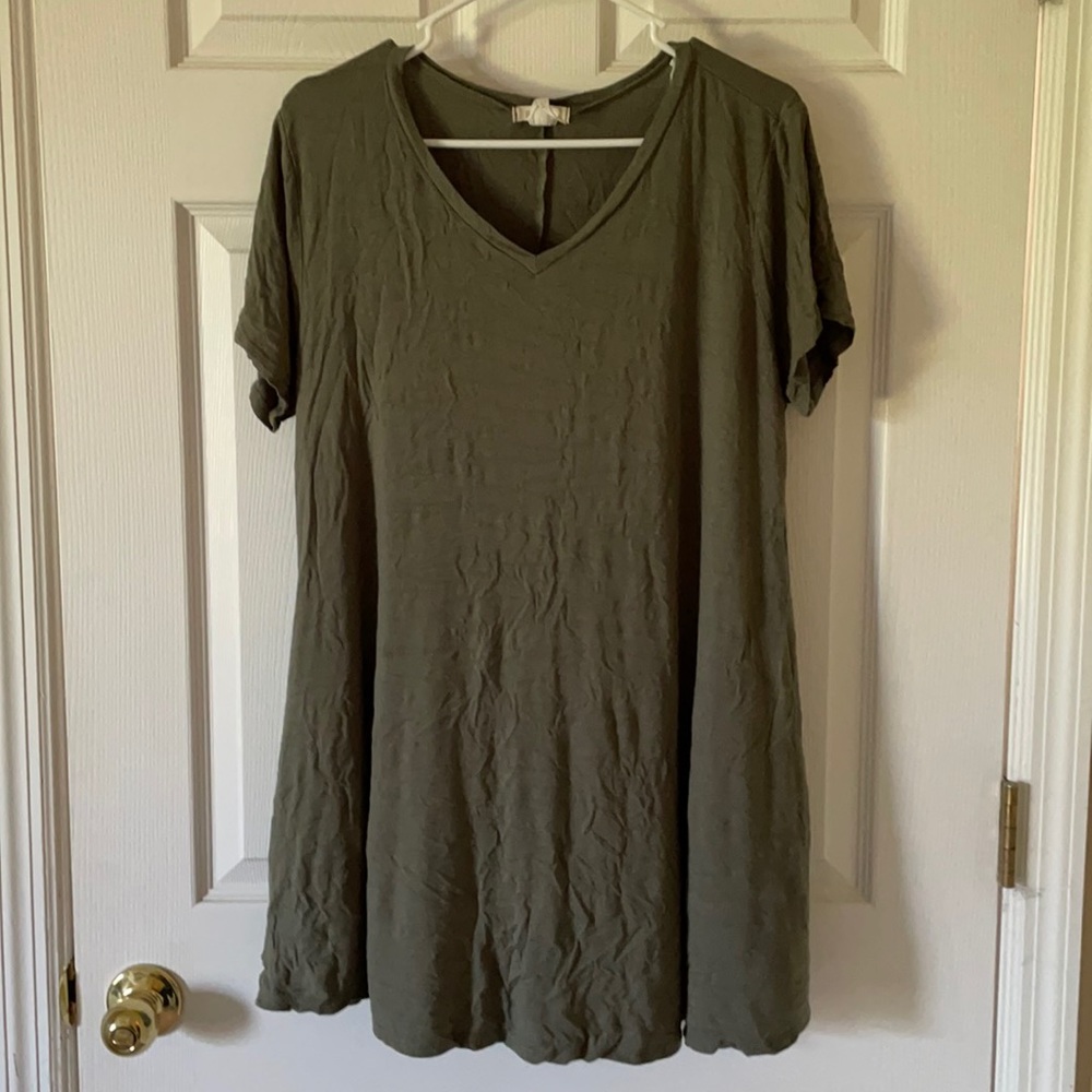 T shirt dress with pockets
